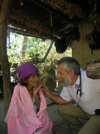 Ed Zuroweste and one of his patients
